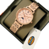 Fossil first copy watches with rose gold for women’s come with og box and tag