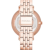 Fossil first copy watch with rose gold strap for women’s. This is a back view of strap
